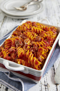 Fusilli salsiccia e pomodorini