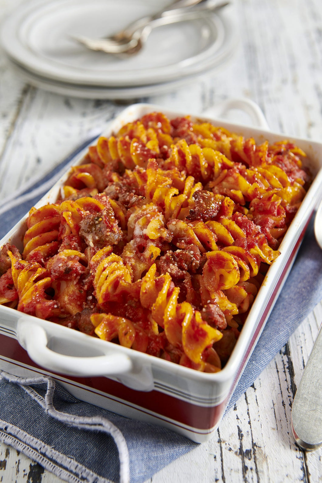 Fusilli salsiccia e pomodorini
