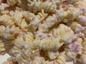 Fusilli prosciutto cotto e funghi
