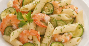 Zucchine e gamberetti