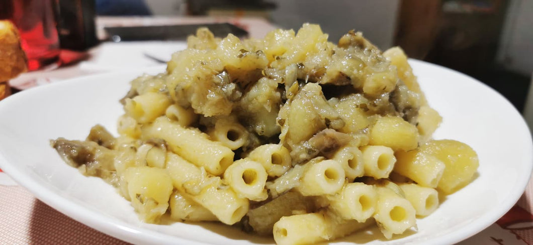 Pasta carciofi e patate