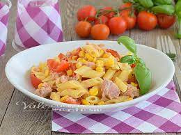 Pasta fredda tonno, mais pomodoro