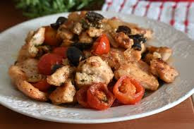 Bonaccioni di pollo alla mediterranea