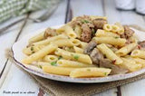 Panna salsiccia e funghi