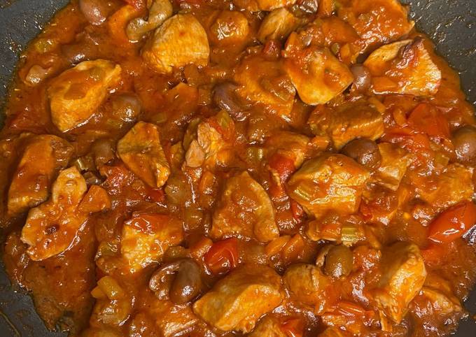 Bocconcini di pollo alla cacciatora