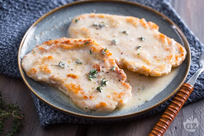 Petto di pollo cotto al latte