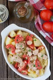 Insalata di patate,tonno e pomodori