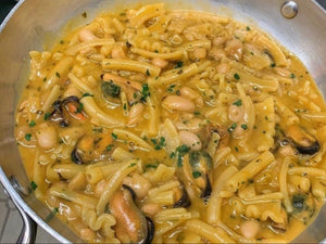 Pasta fagioli e cozze