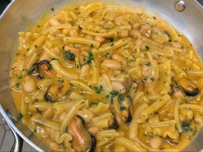 Pasta fagioli e cozze