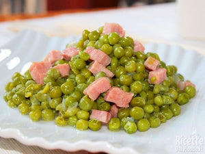Piselli e pancetta