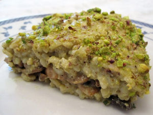 Sartu di riso con crema zucchine