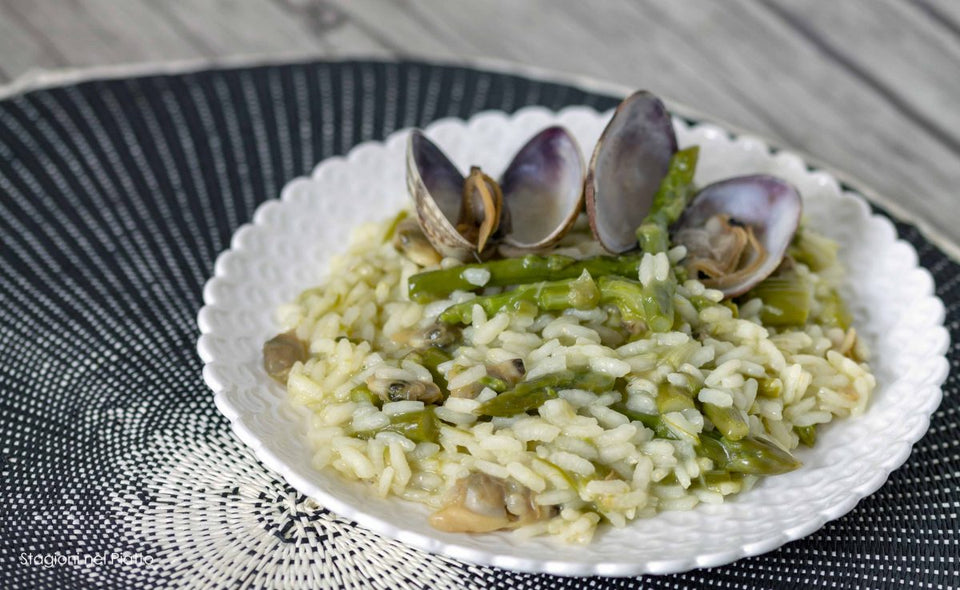 Risotto asparagi e vongole