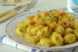 Gnocchi gamberetti e zafferano