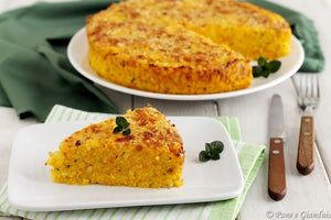 Sartu di riso zucca, macinato e provola