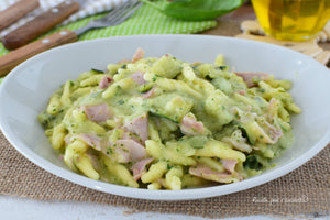 Panna prosciutto e zucchine