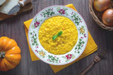 Riso crema di zucca e provola