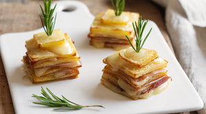 Millefoglie patate e speck