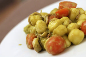 Gnocchi pomodorini e calamari