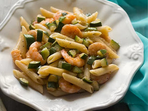 Pasta zucchine e gamberetti