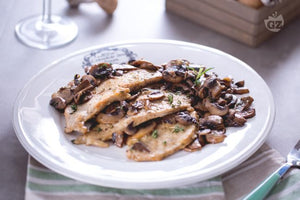 Scaloppina di vitello ai funghi