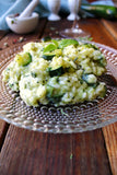 Riso zucchine e mozzarella
