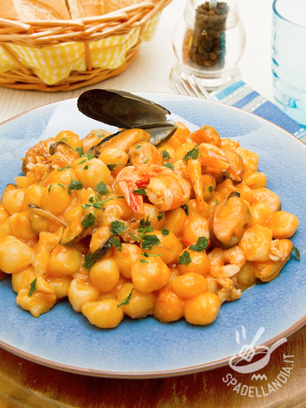 Gnocchi con frutti di Mare
