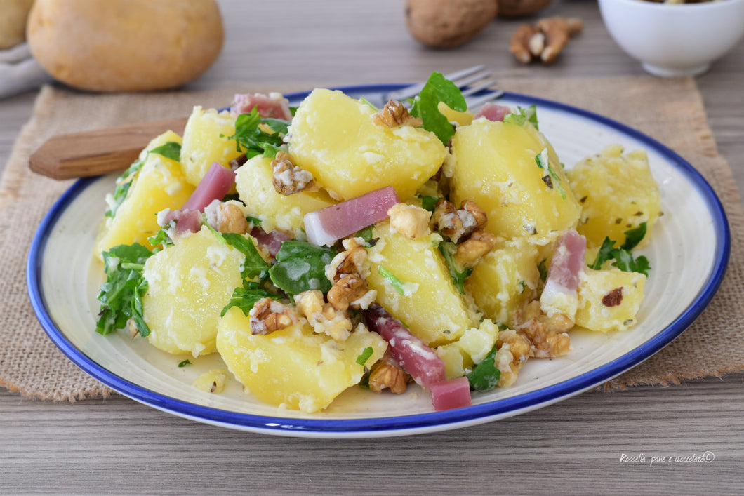 Insalata di patate con fagiolini