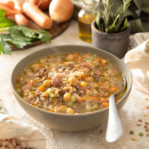 Zuppa di Farro con legumi