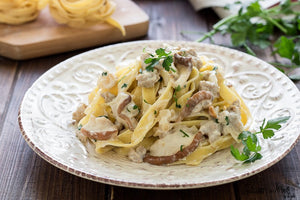 Boscaiola in bianco