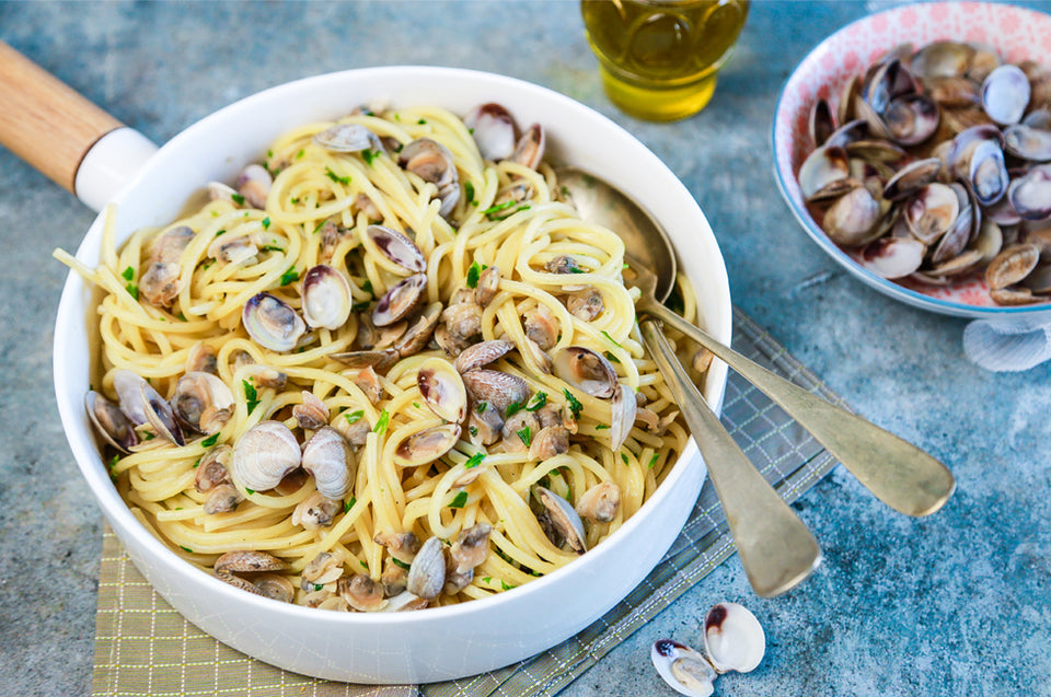 Spaghetti con Lupini